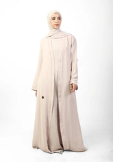 Ivory Flow Abaya