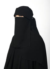 Black Chiffon Tenda Niqab