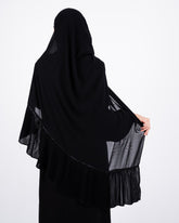 Luxury layers pleated Strass