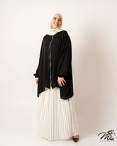 Off White Pleated Skirt