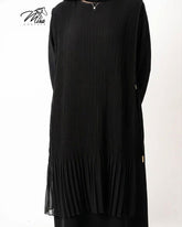 Crystal Pleated Abaya