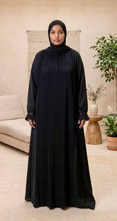 Sleek Narrow Silk Abaya