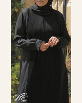 Sleek Narrow Silk Abaya