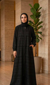 Crepe Jakar Pattern Abaya