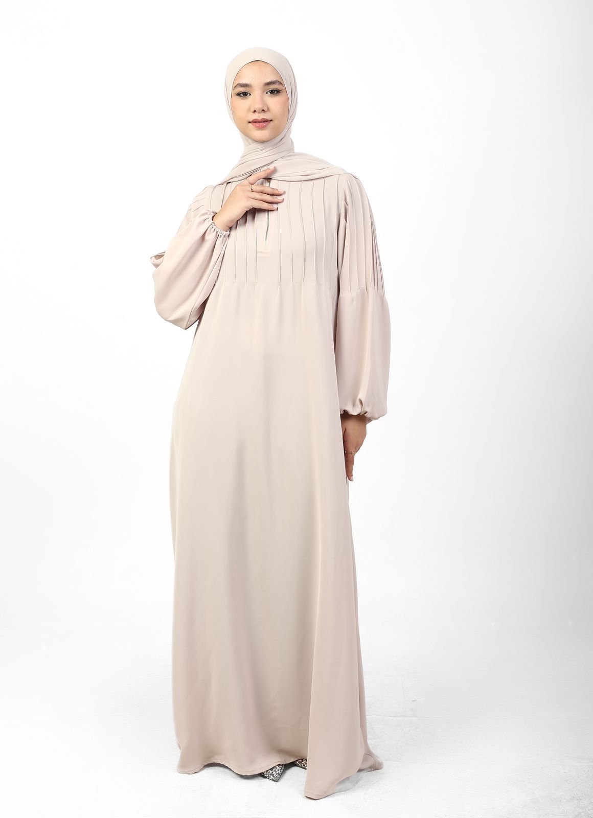 Moon Beige Abaya