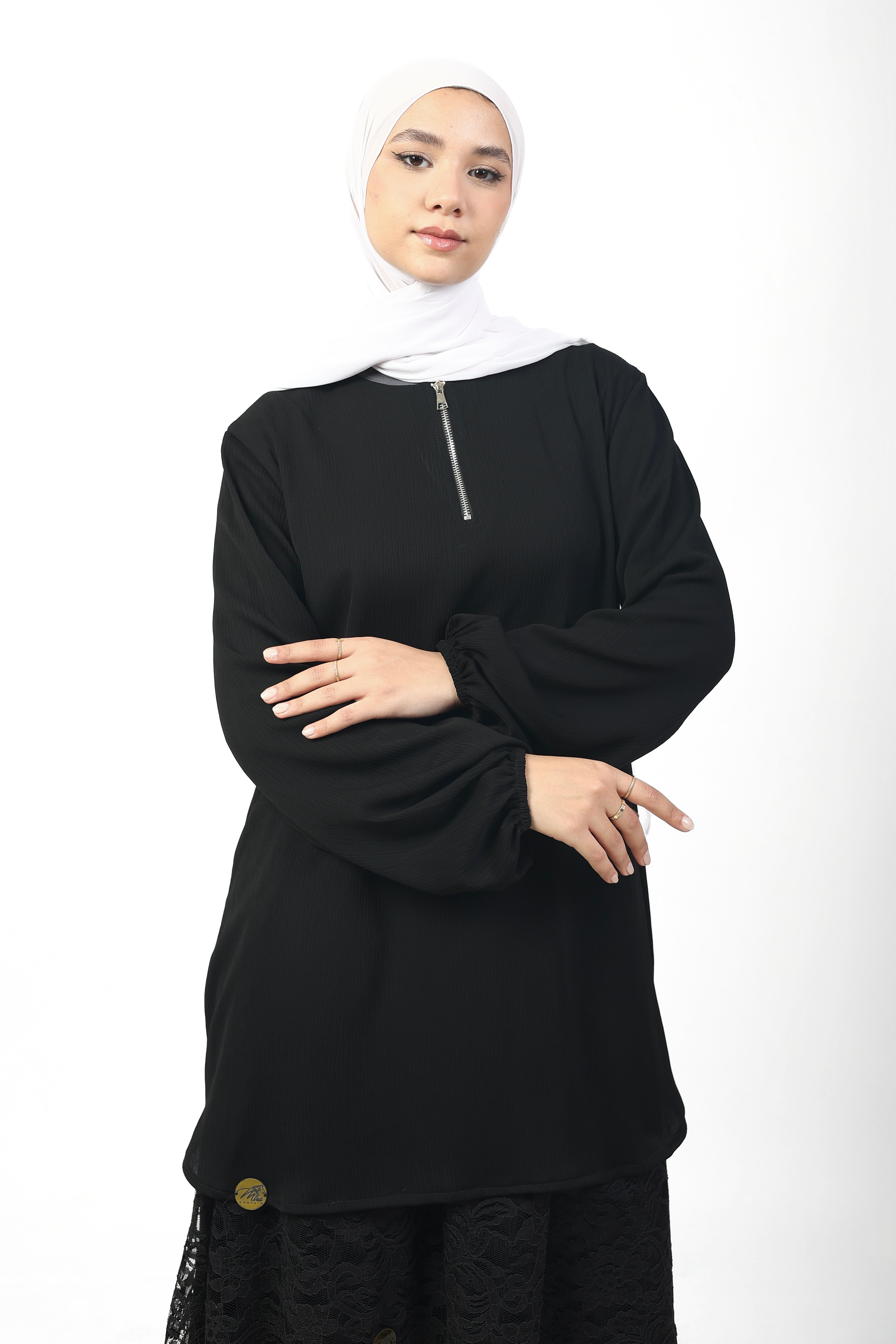 Black Breeze Blouse