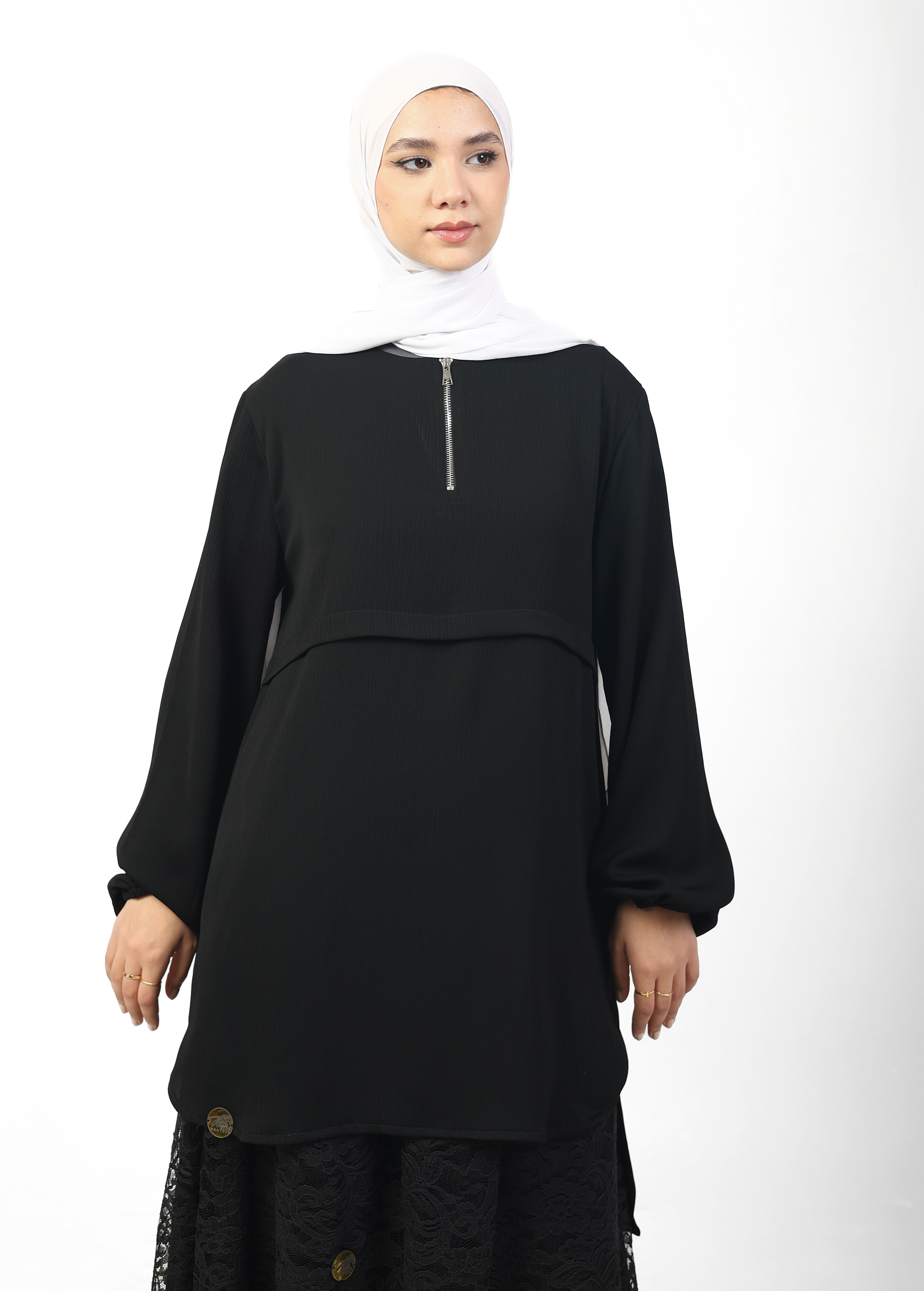 Black Breeze Blouse