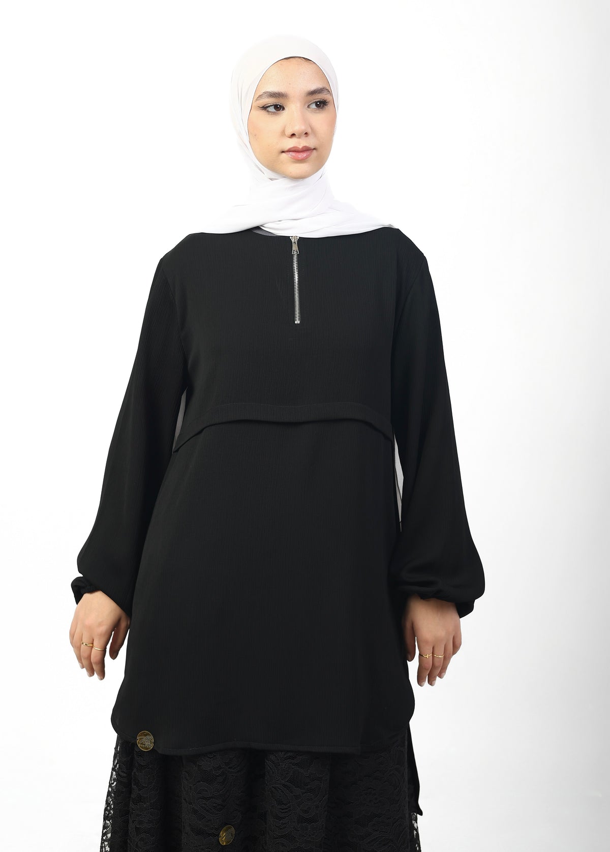 Black Breeze Blouse