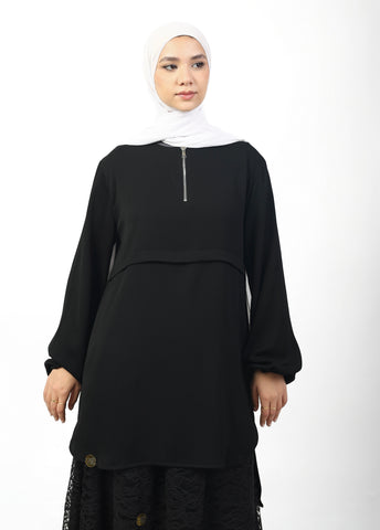 Black Breeze Blouse