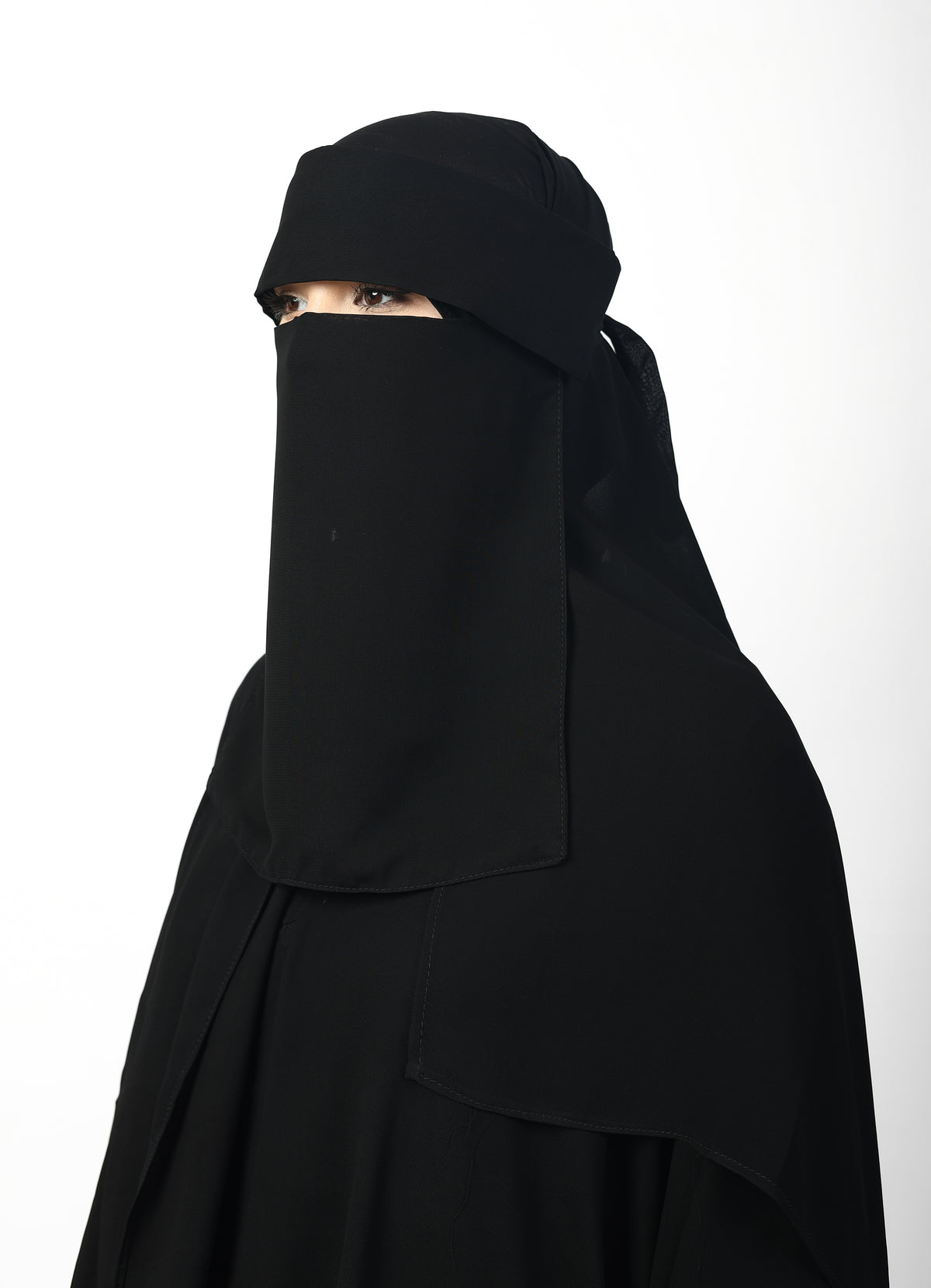 Black Chiffon Tenda Niqab