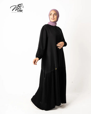 Half moon pleated