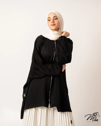 Off White Pleated Skirt