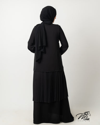 Layers Pleated Grace Abaya