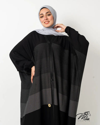 Midnight butterfly Abaya