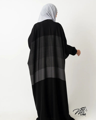 Midnight butterfly Abaya
