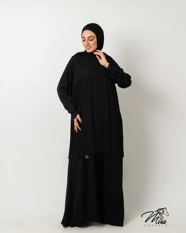 Imperial Pleated Abaya