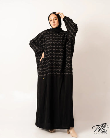 Zigzag Harmony Abaya
