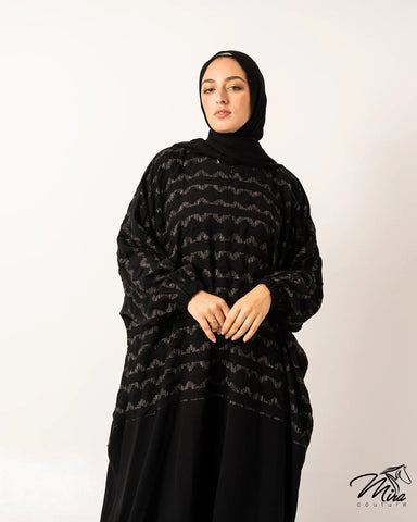 Zigzag Harmony Abaya