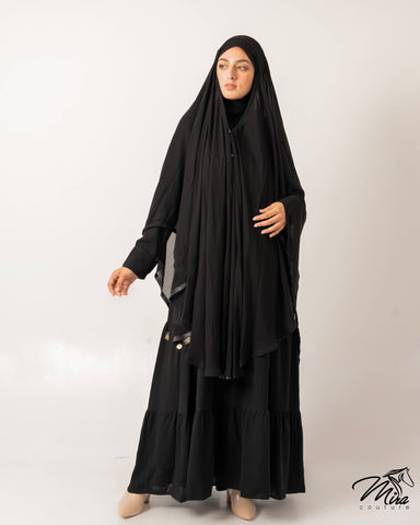 Black Open Cape