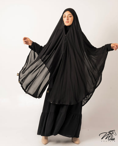 Black Open Cape