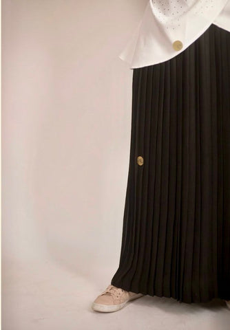 Black  Pleated Skirt