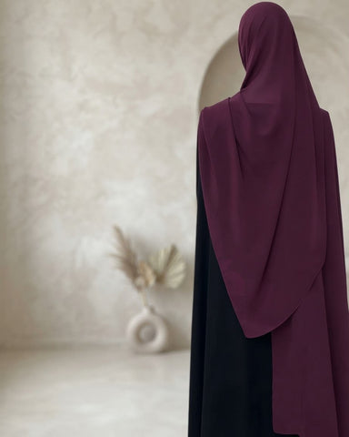 Pure Burgundy Hijab
