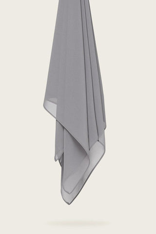 Pure gray Hijab