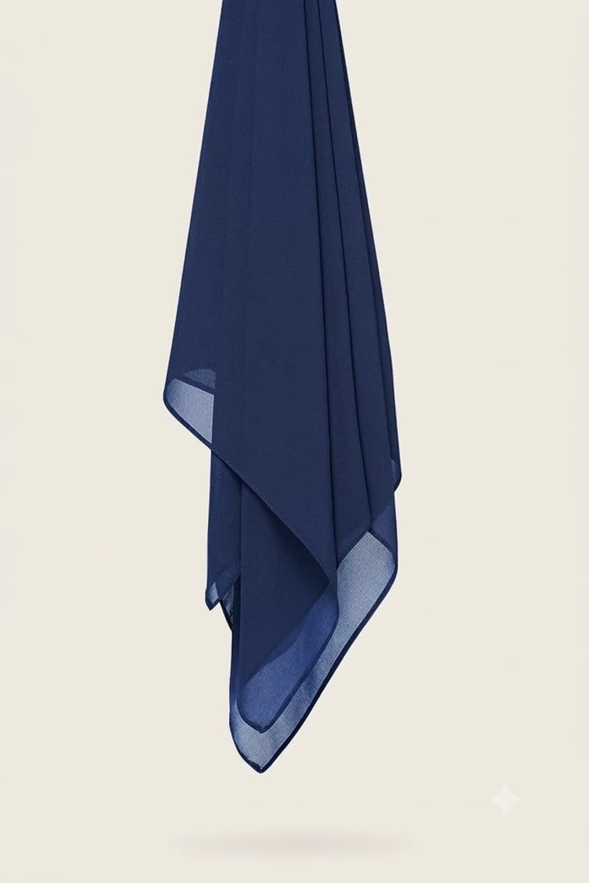 Navy Blue Hijab