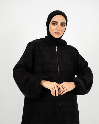 Crepe Jakar Pattern Abaya
