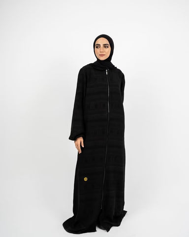 Crepe Jakar Pattern Abaya