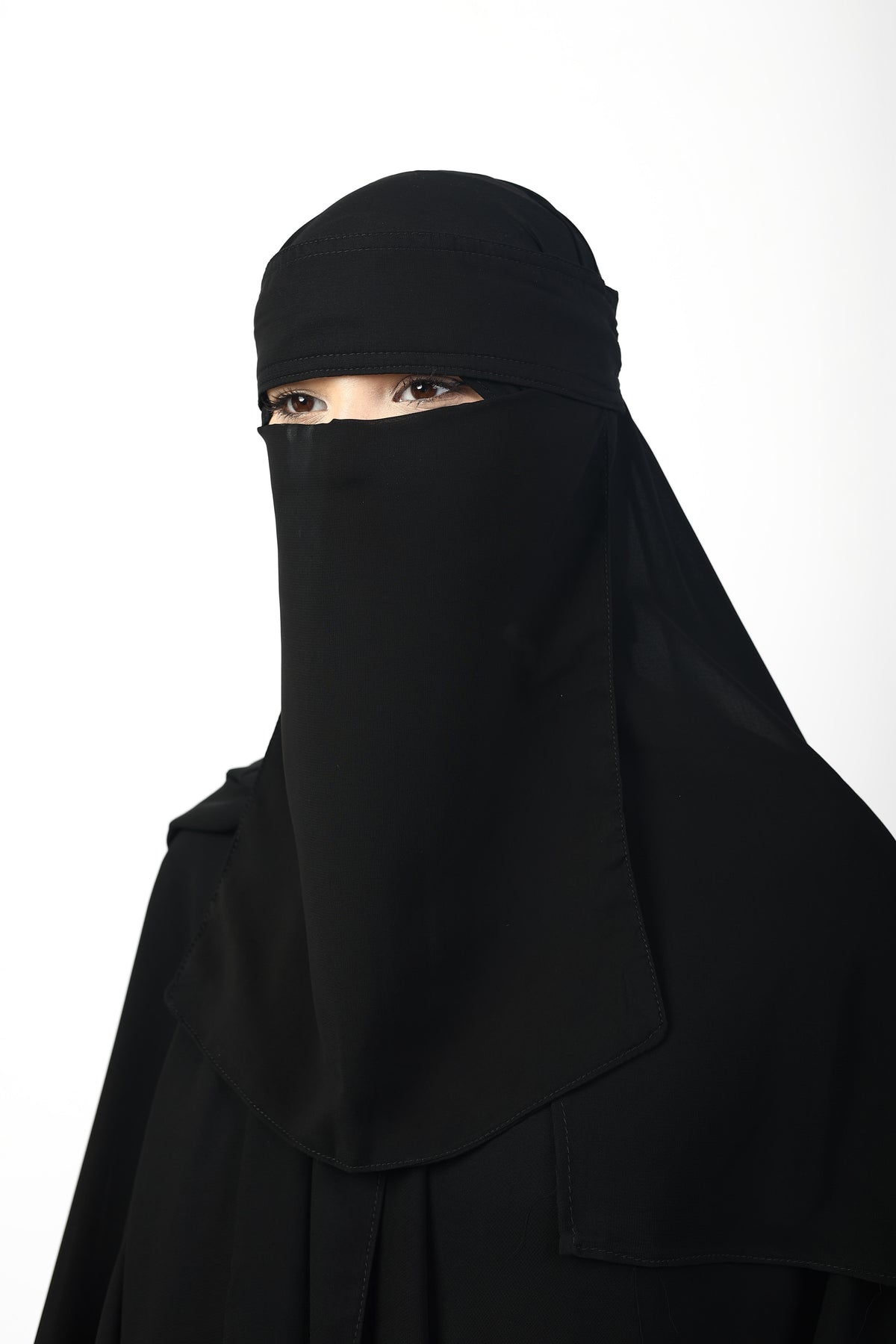 Black Niqab Without Tenda