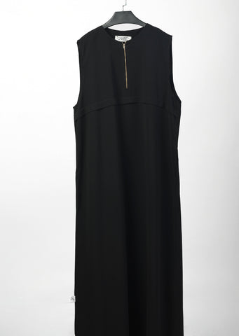 Black Basic Sleeveless Dress